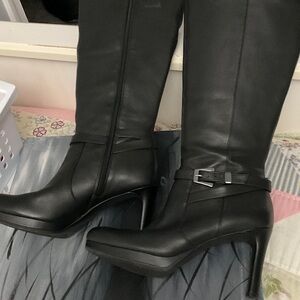 Naturalizer Black Heeled Boots